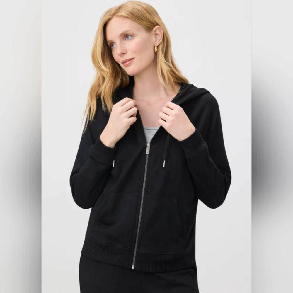 Splendid Super Soft French Terry Zip Up Hoodie NEW size XL - Picture 2 of 8